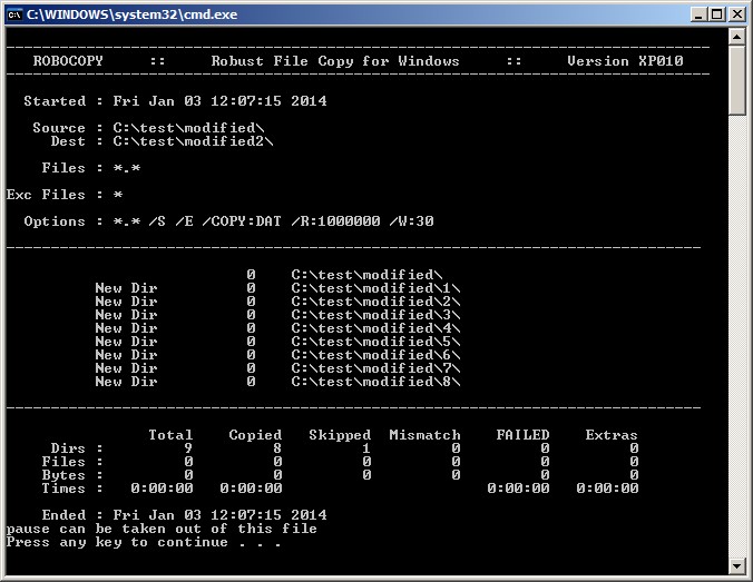 Аналог robocopy для linux